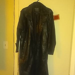 A man's leather jacket